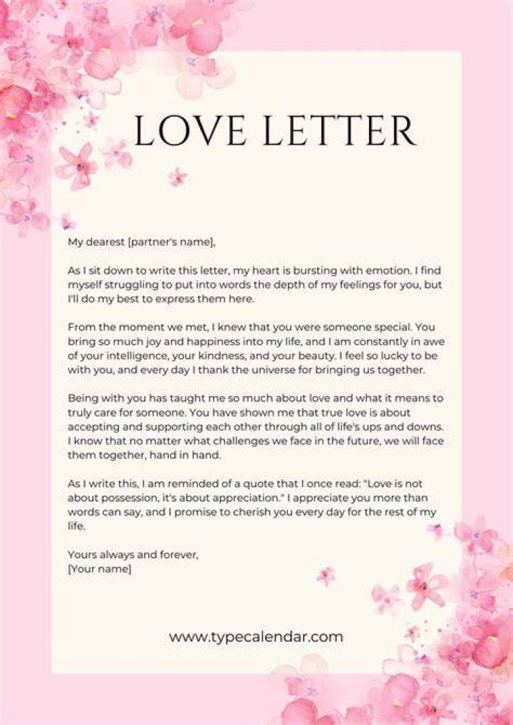 15 Romantic Love Letter to Wife from Husband EverythingMom