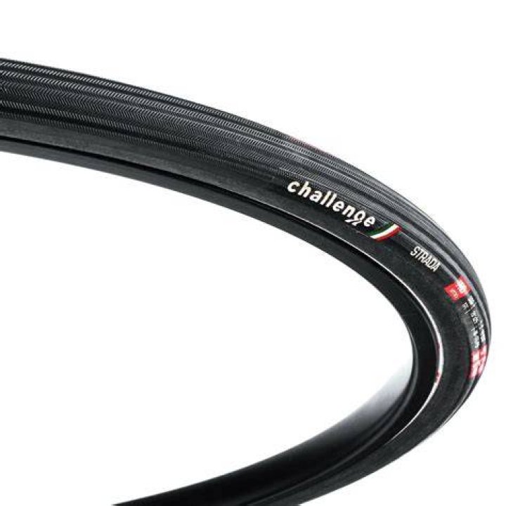 Challenge Tire Strada Pro Tubular Tire, 700x25 Black/tanwall