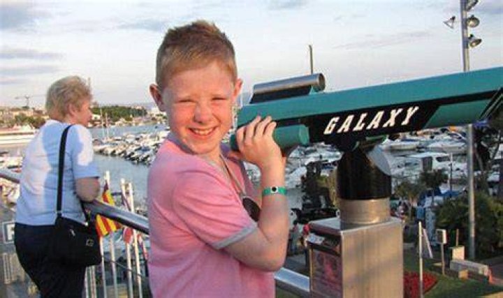 Ethan Houghton, pictured in a photo from 2011, was travelling with his mother and brother