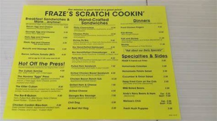 Frazes Scratch Kitchen / Fraze S Scratch Cookin Takeout Delivery 14