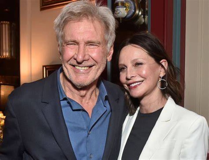 Harrison Ford and his wife in the 'Star wars The Force Awakens