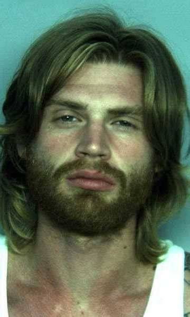 Holden Medlin, 27, allegedly resisted arrest and was charged with drug and weapons possession
