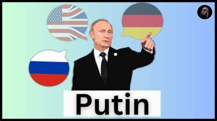 How many languages does Putin speak?