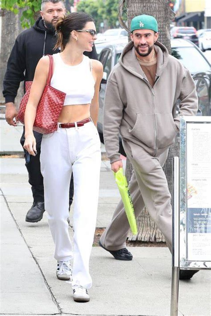 Kendall Jenner Beams as She Steps Out with Bad Bunny