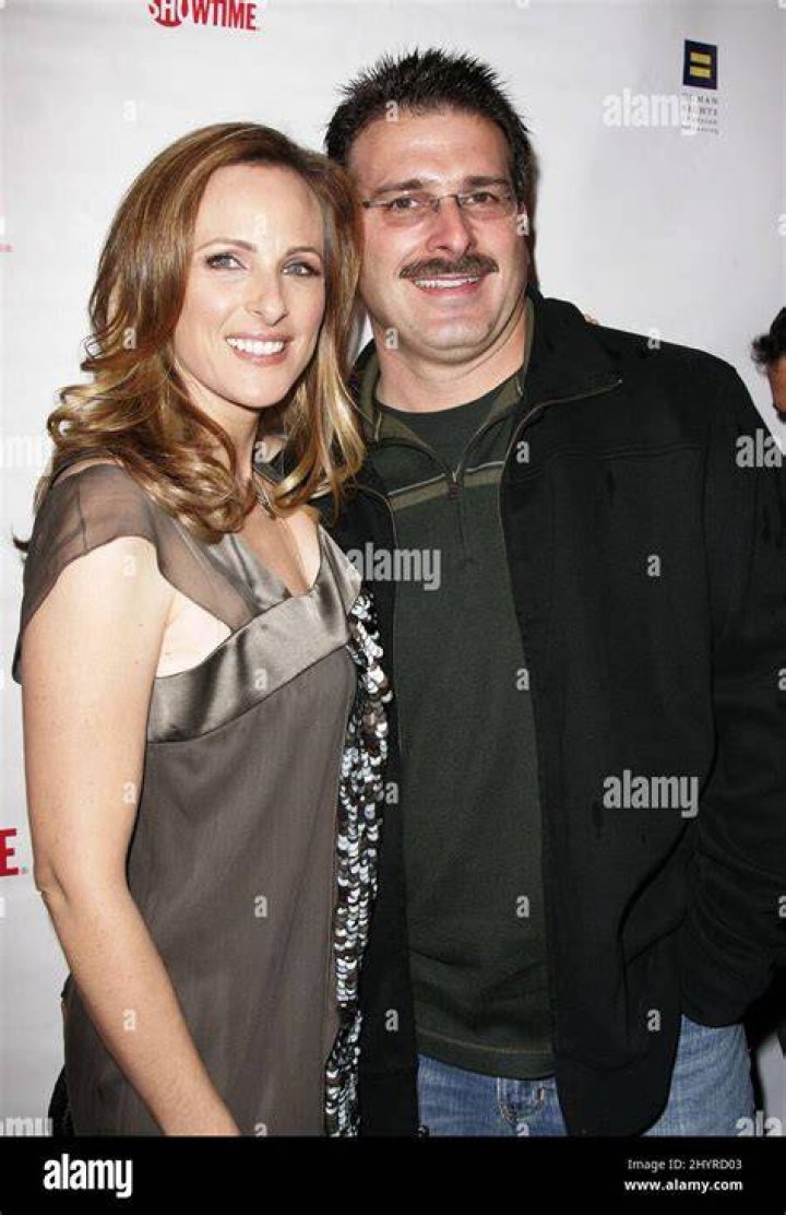 Marlee Matlin and her husband, Kevin Grandalski, at the 2004 Primetime