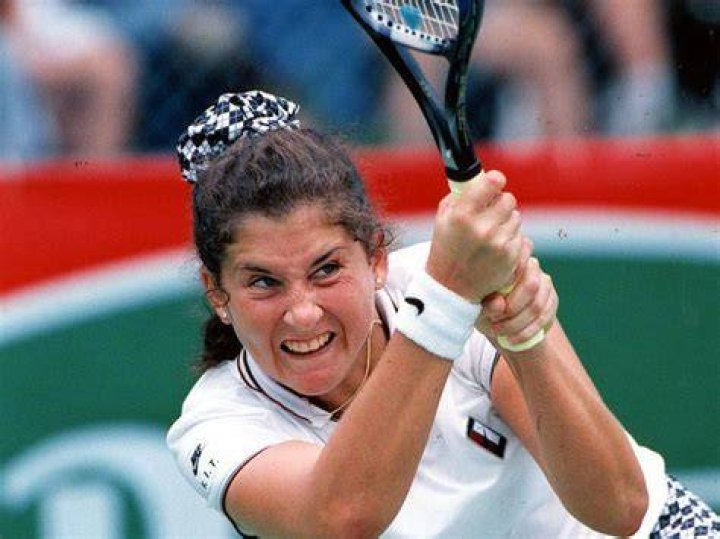Monica Seles following stabbing 1