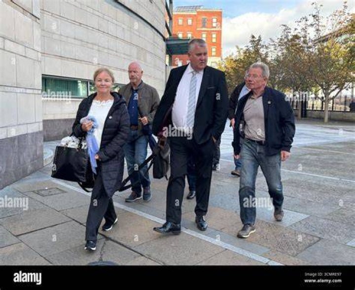Relatives leave the court Wednesday