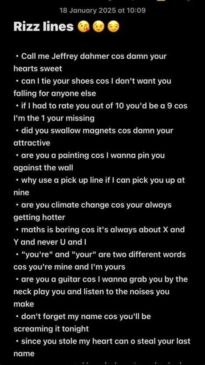 Rizz Lines to Say to a Guy