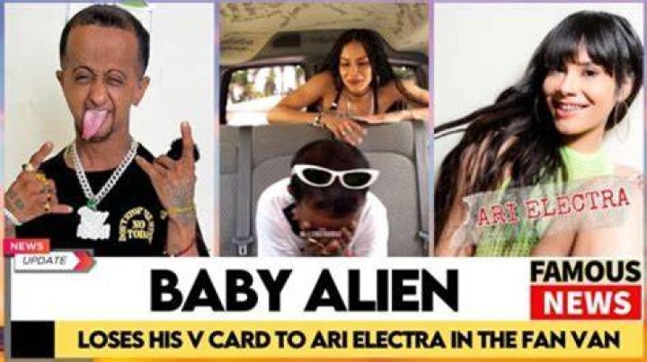 TikTok star Baby Alien goes viral over 'Fan Van video' with Ari Alectra