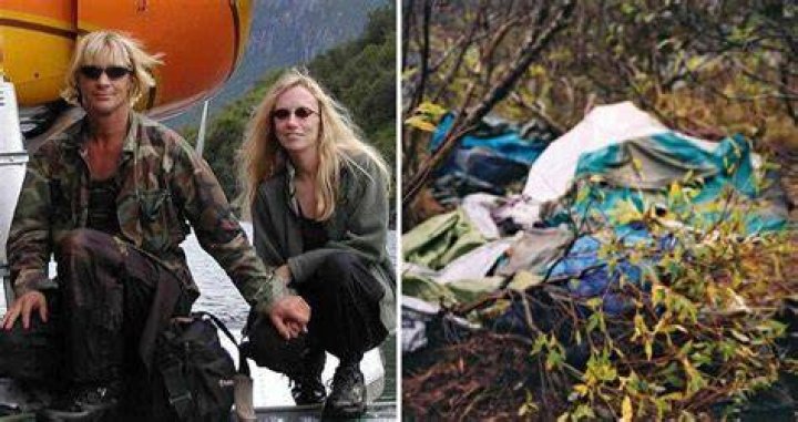 Timothy Treadwell and Amie Huguenard killed by a bear.