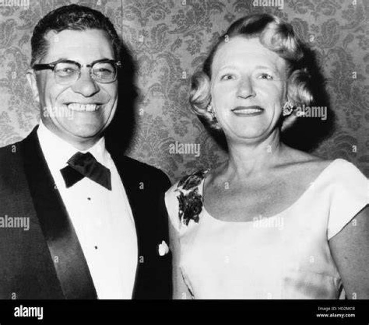 Vince Lombardi and his wife Marie ESPN