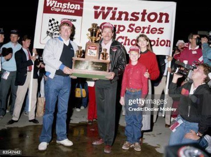 Winston Cup car owner, Teresa Earnhardt with her boyfriend Teresa