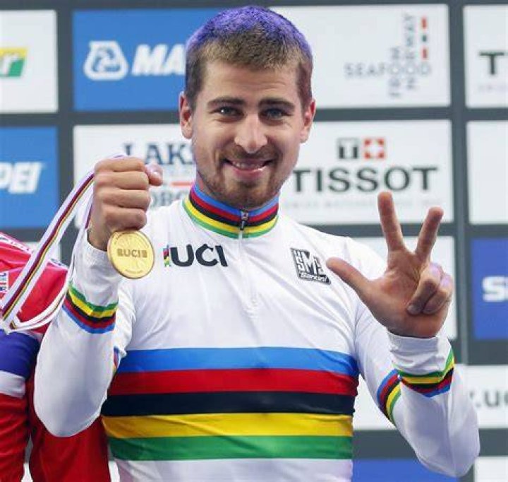 World Champion Peter Sagan and his Wife Katarina at UCI Gala credit